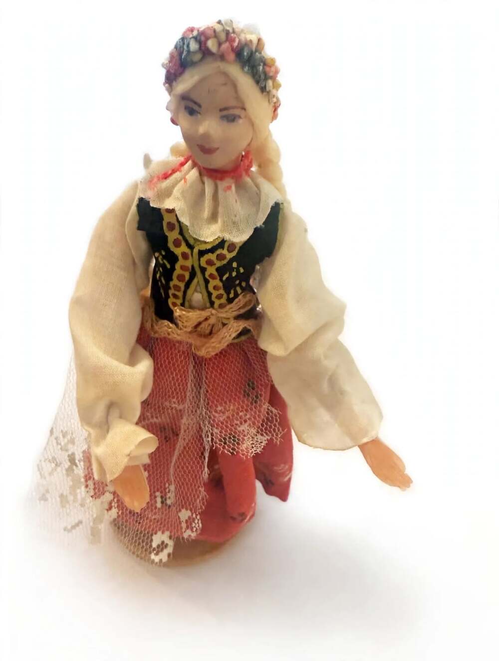 Cepelia Spoldzielnia Pracy Polish Regional Folk Doll Traditional Dress